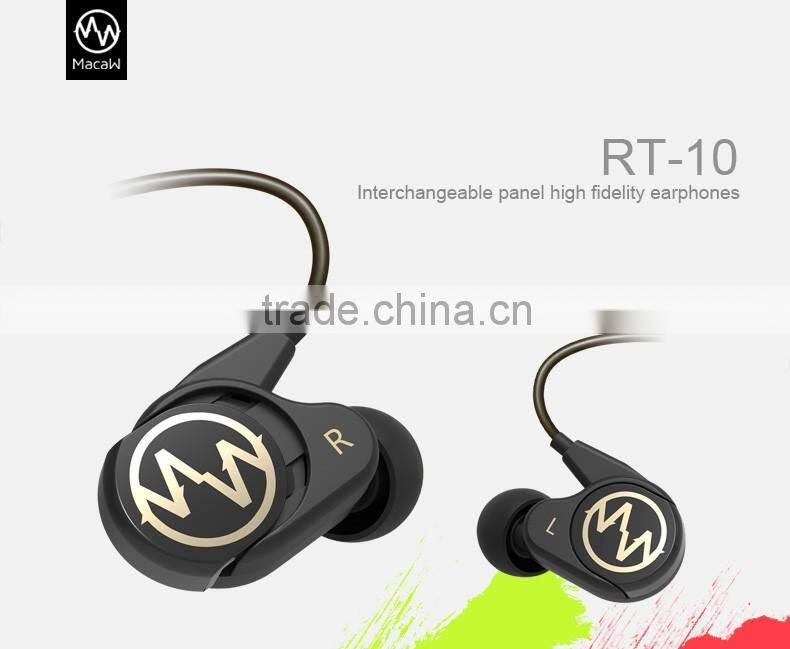 RT-10 earphones hifi in ear general bass sports earphones