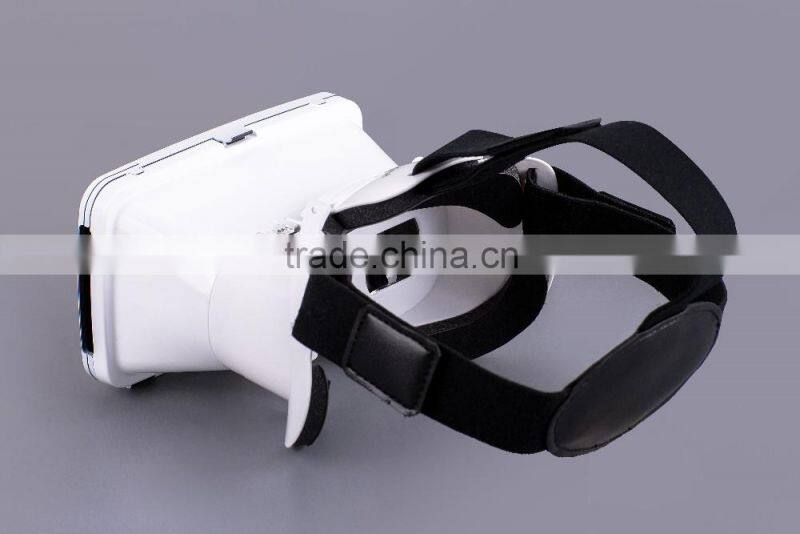 silicone 3D VR GLASSES virtual reality headset box case mobile VR headcase with button key