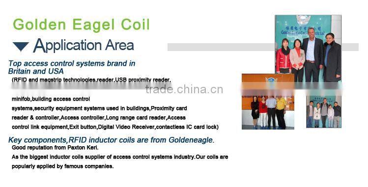 Latest sensor air coil in access control systems with RFID