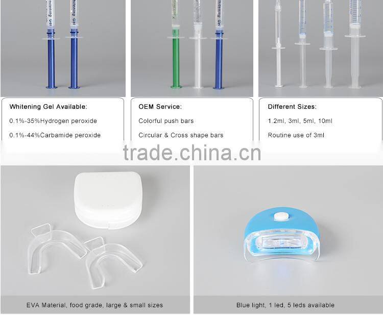 Home Use Teeth Whitening Gel Kit With Batery Light