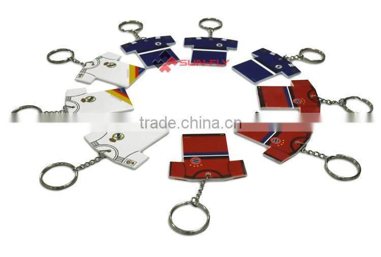 sublimation T-shirt Shape Keychain,printable polymer keychain,customed keychain gift