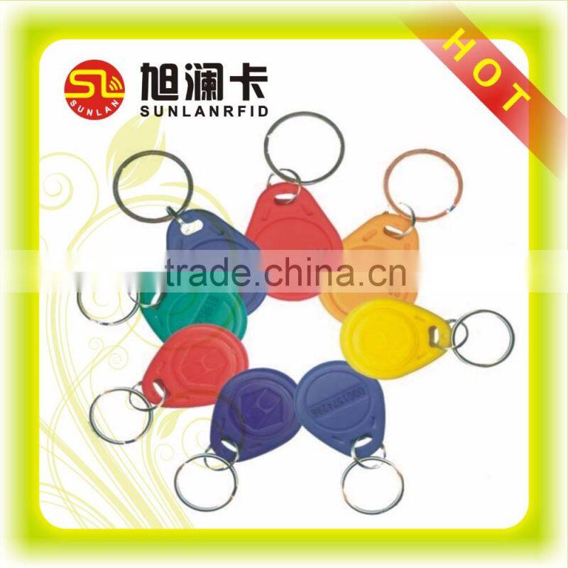 punched hole 13.56MHz rfid magnetic key fob for access control system