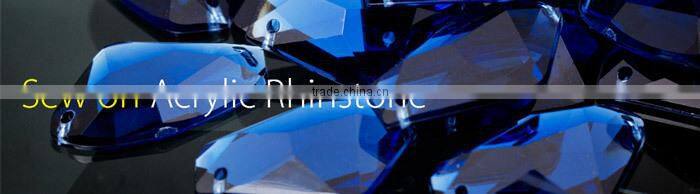 Decorative Oval Metal Clawed Acrylic Plastic Stones Trimming