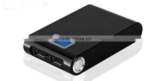 Dual USB output with LED indicator popular 12000mah power bank