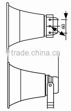 HS15-02 15W Hot sale outdoor SKD packing PA Horn speaker ip55