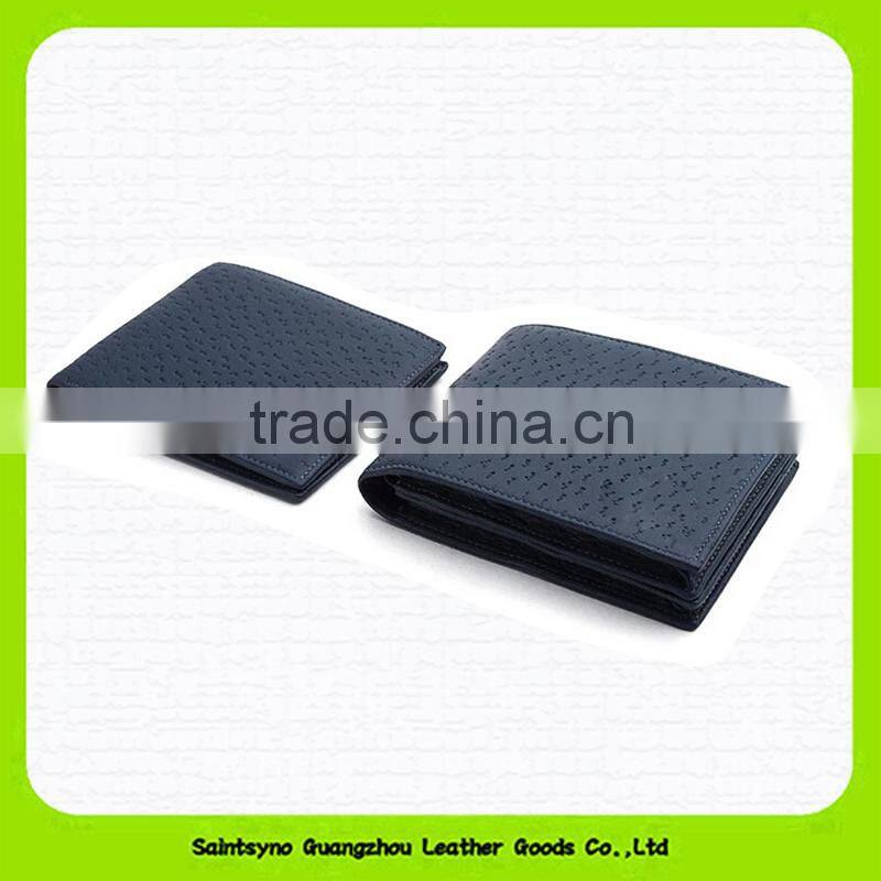 15609 High-end classical rfid blocking fashion business genuine leather men wallet