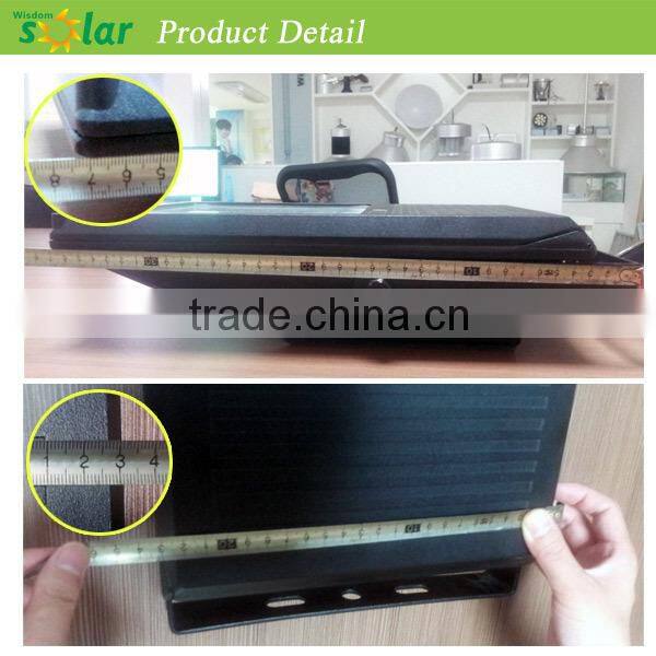 Aluminum 7w solar panel portable led outdoor solar flood light for garage (JR-PB001)