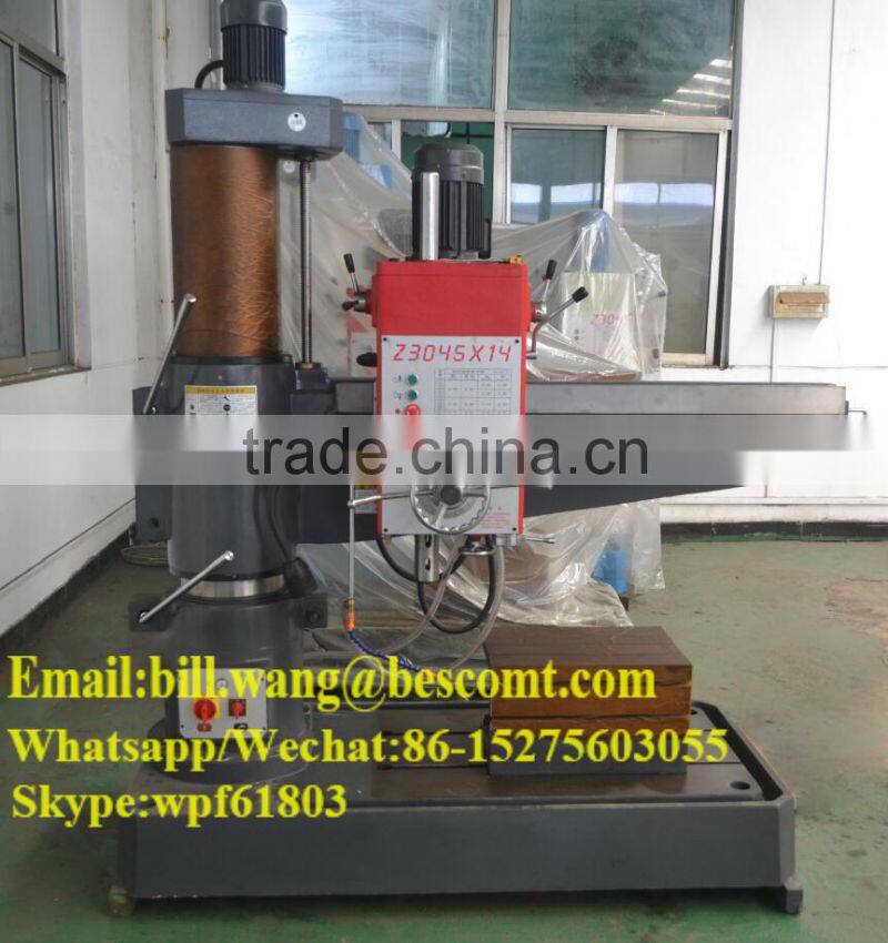 ultra precision cheap cutting long life radial drilling machine for sale CE ISO certified