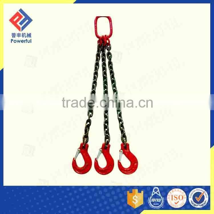 GRADE 80 2 LEG ASSEMBLED LIFTING CHAIN SLING