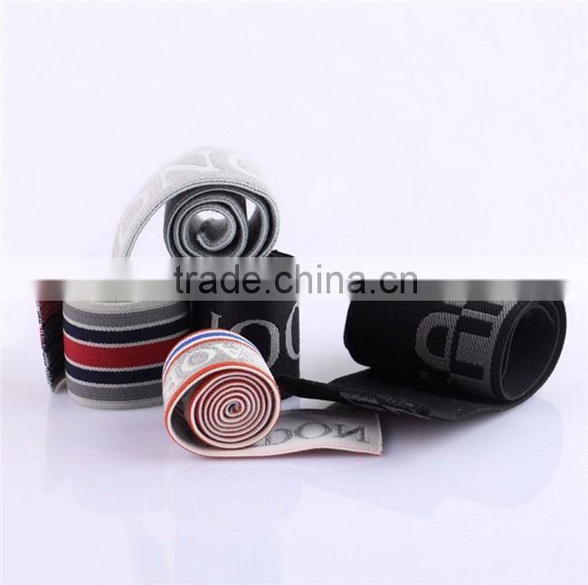 China Suppliers 3.5cm Customized Jacquard Elastic Tape for Mens Underwear