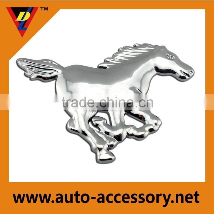 3D abs horse car chrome emblem logo badge making