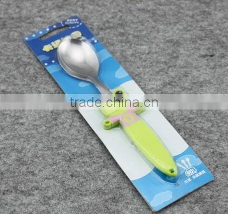 children cutlery set with animated cartoon handle