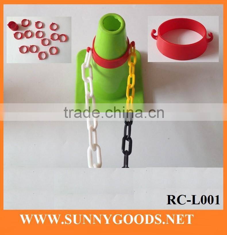road cone plastic chain