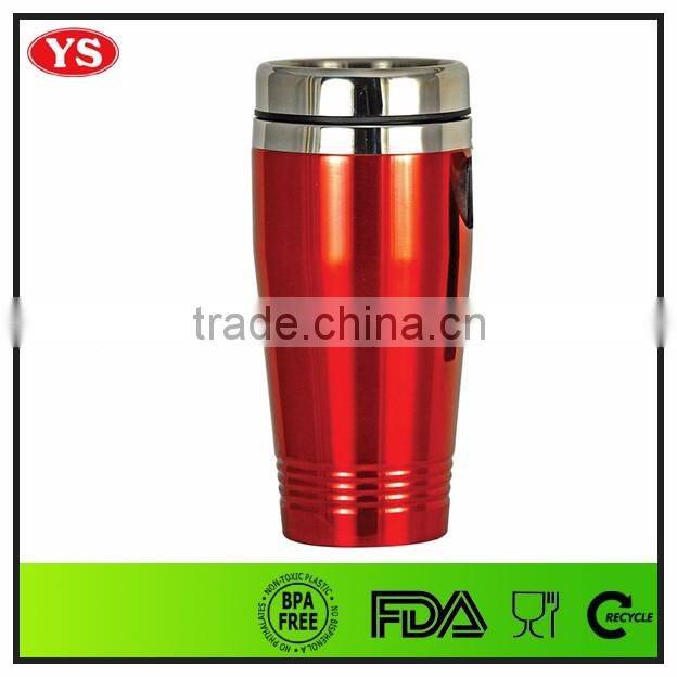 16oz insulated double wall stainless steel thermal mug car cup