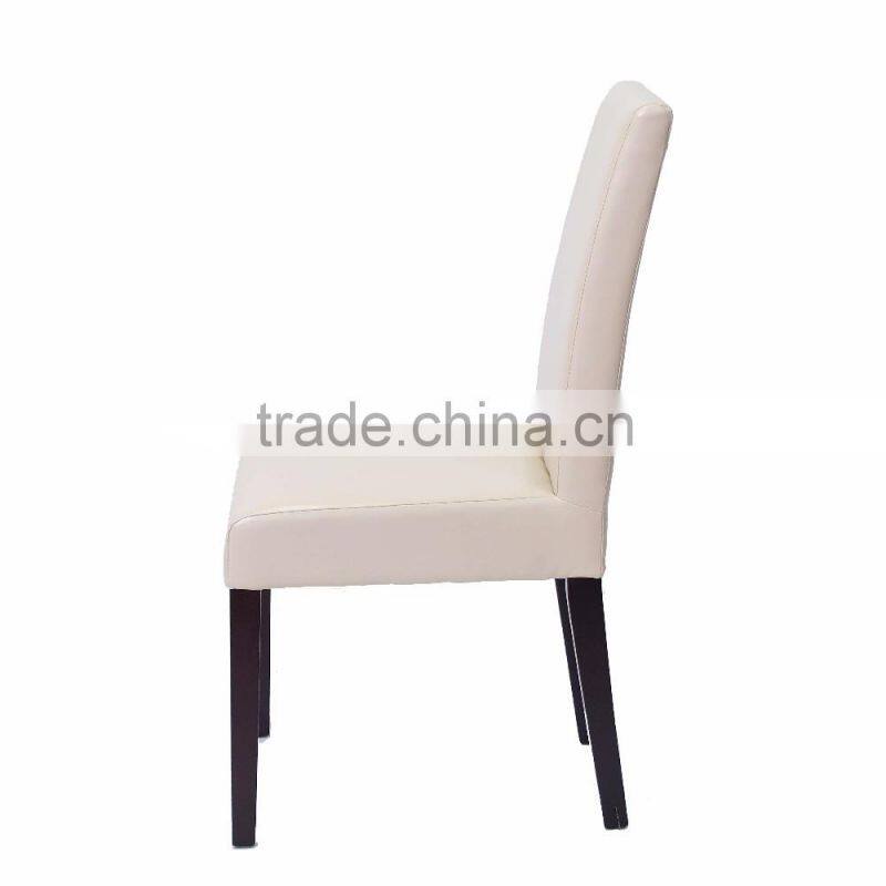 Popular antique arm antique dining leather high back chair