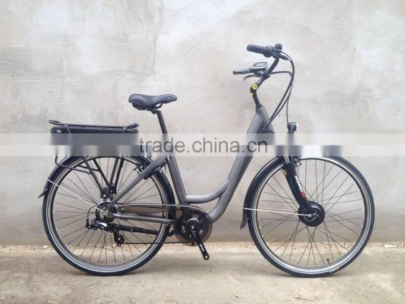 2015 Damesfiets with central motor and Max lithium battery 36V 18ah with distance 150km one time full charged battery