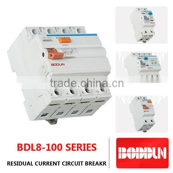 BDL8-63 40a 4p 30ma rccb yueqing 100ma 300ma