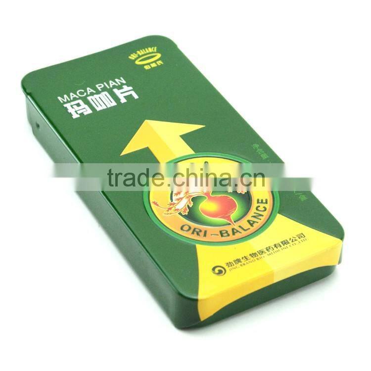 2016 hot selling small slip lid tin can mint packaging