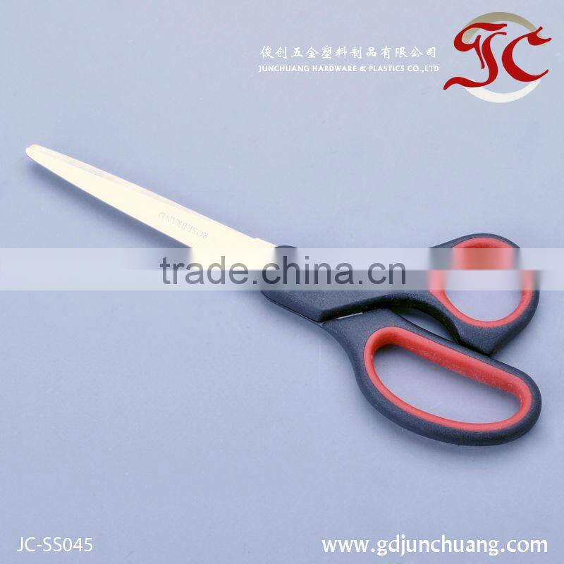 Cheaper promotion PP+TPR handle office scissors