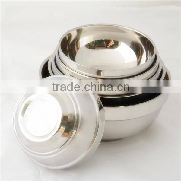 Wholesale Stainless Steel Bowl Set/Salad Bowl/Mixing Bowl