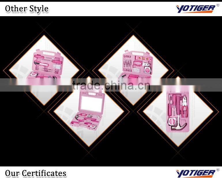 95pcs Free Sample Household Ladies Pink Kraft World Hand Tools Box