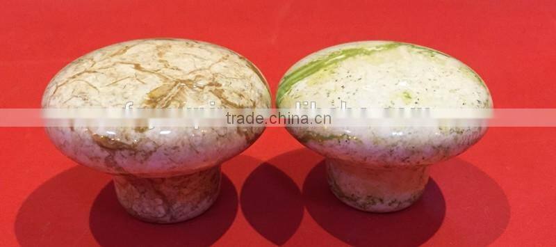 Rural Style Round Ceramic Furniture Knob for Cabinet and drawer