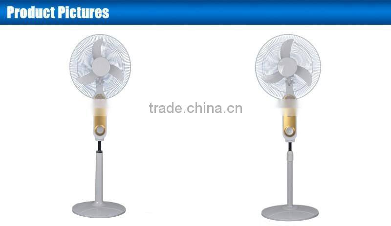Carro Electrical 18inch 12v 18w electric big pedestal fan with led light