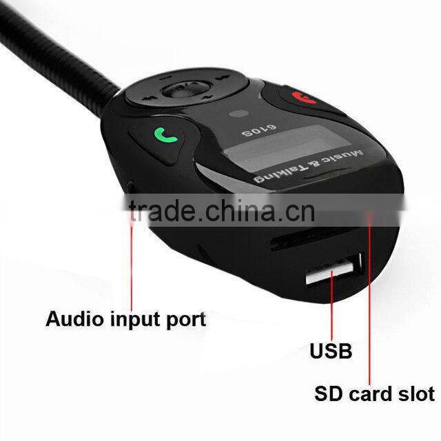 Hot sales! New Universal High Quality Wireless Bluetooth Handsfree Car Kit Fm Transmitter Modulator Car Mp3 Player with Mic