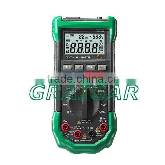 New MS8229 5 in 1 Multimeter Lux Humidity Sound Meter