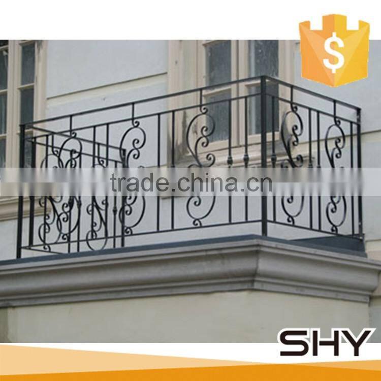 Exterior Prefab Wrought Iron Window Railing