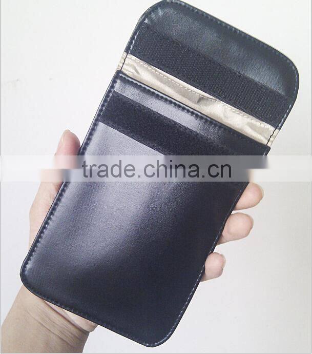 Custom leather RFID Shielding Cell Phone case