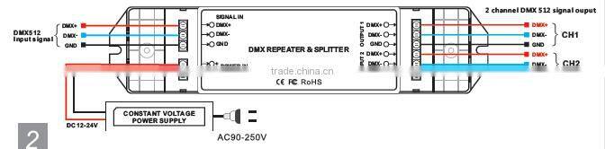 BC-812 DMX512 DATA REPEATER/ AMPLIFIER/ RELAYER