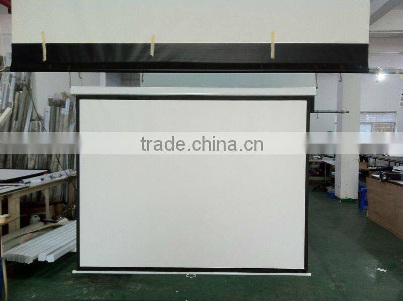 VICTORY Manual Wall mounted matte white screen