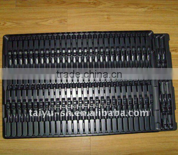 black PS blister display tray