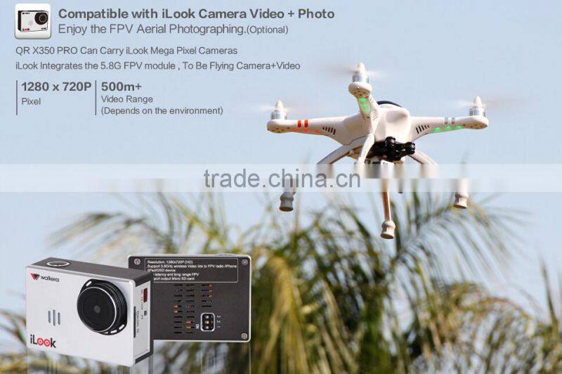 Walkera QR X350Pro 5.8GHz GPS RC FPV quadcopter drone with 6CH DEVO F7 Transmitter with HD camera