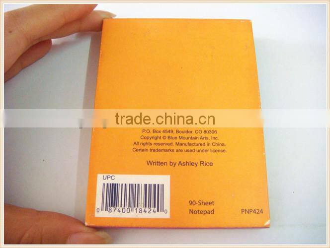 2014 Fashion Magic Promotional Note Pads With Custom Logos