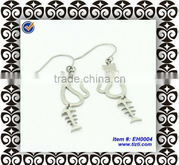 Fashion stainless steel earrings jewelry