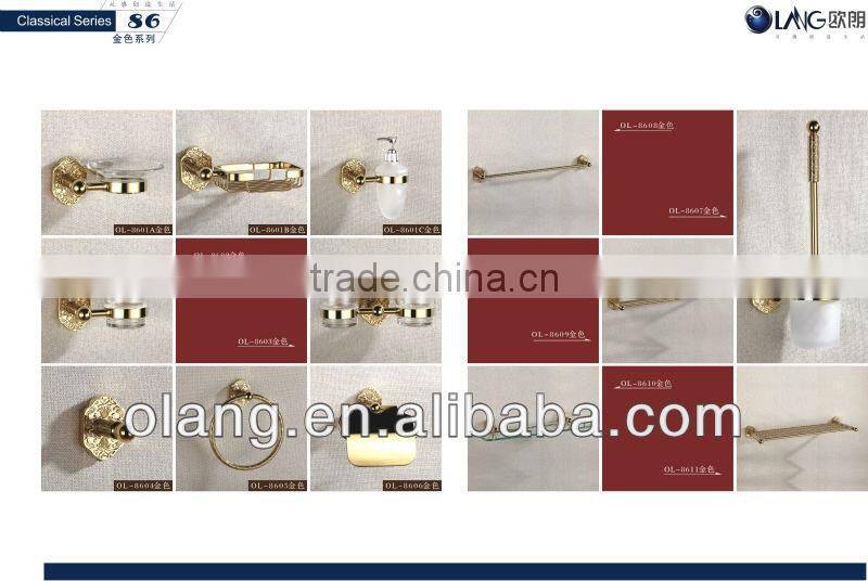 Gold Plating brass Soap Dish holder OL-8601A