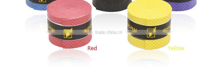 Customized Sweat-Absortion Badminton Stiletto PU Grip, Tennis Overgrip