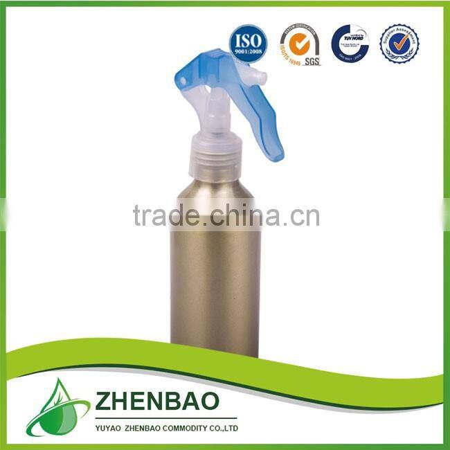 Empty aluminum travel size cosmetics bottles