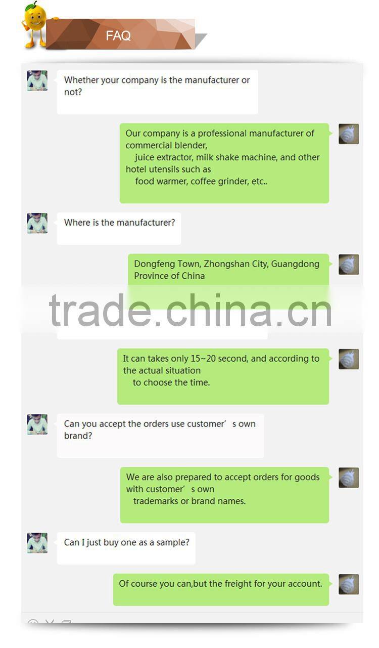 2100W CS-6600A Wholesale Used Appliances professional juicer Machine blender for fruits juice