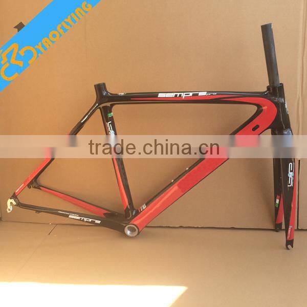 Hot sale special carbon frame road bike frame,famous china carbon road bike frame,new paintings carbon road frame.
