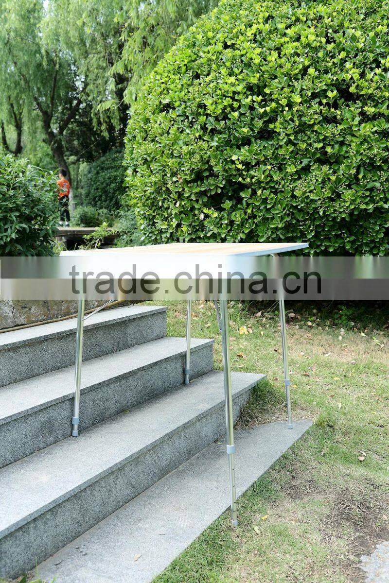 Aluminum folding table camping table outdoor table with injection border