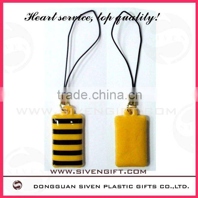 special spongebob soft pvc mobile phone strap