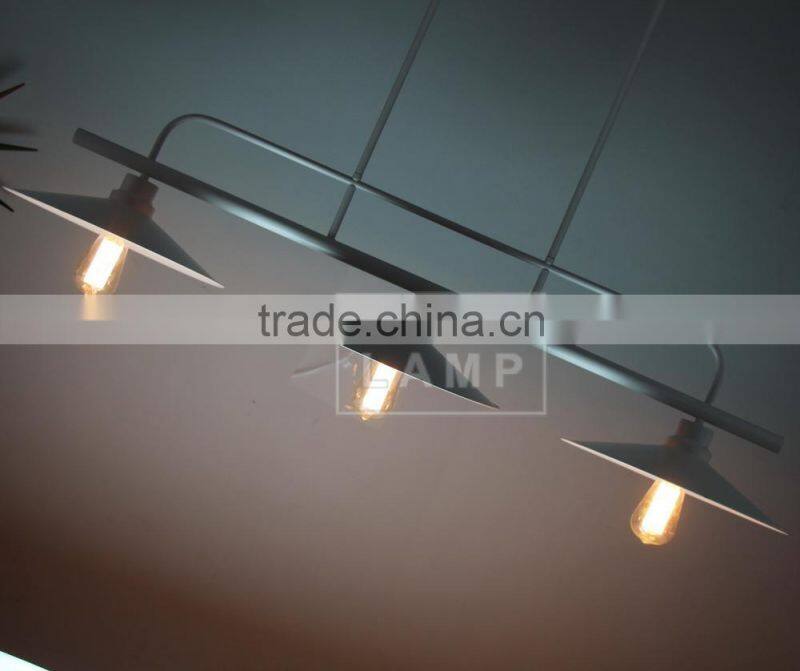 Office Hanging Edison Bulb Iron Indoor Lamp