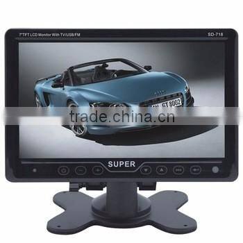 Bus TV Monitor 7 inch Car TV Monitor With USB