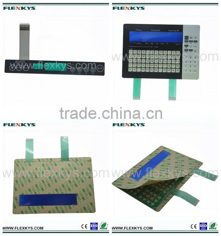 Manufacturer of silver paste polydome membrane switch with good touch feeling