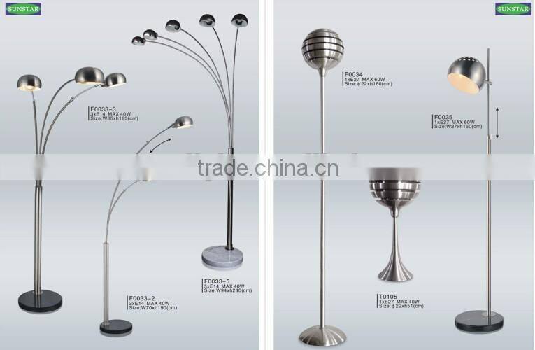 China Manufacturer Metal Decoration Hotel Table Lamp /Floor lamp