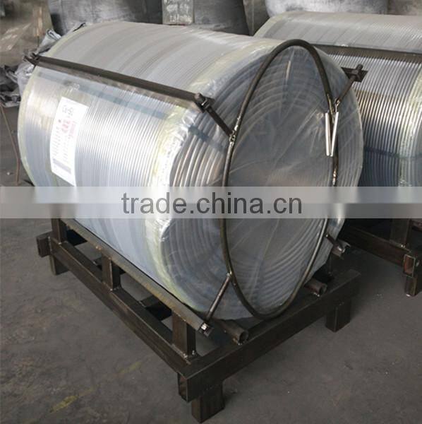 calcium silicon welding wire as heat-raiser for converter steelmaking