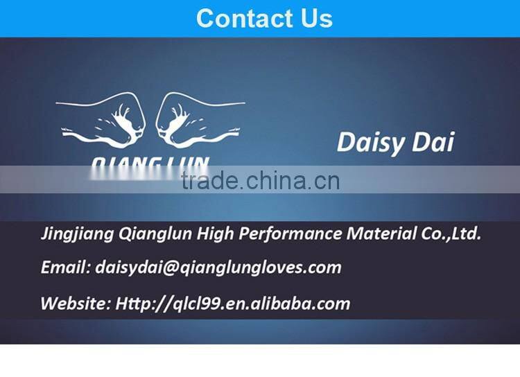 Professional design aramid liner PVC coated cut resistant gloves